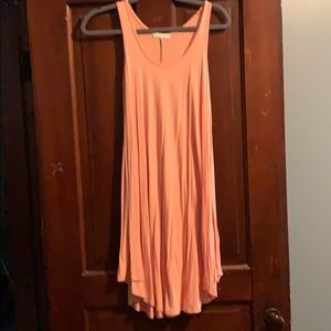 Cotton dress - peach